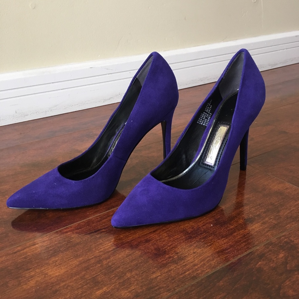 Suede Heels